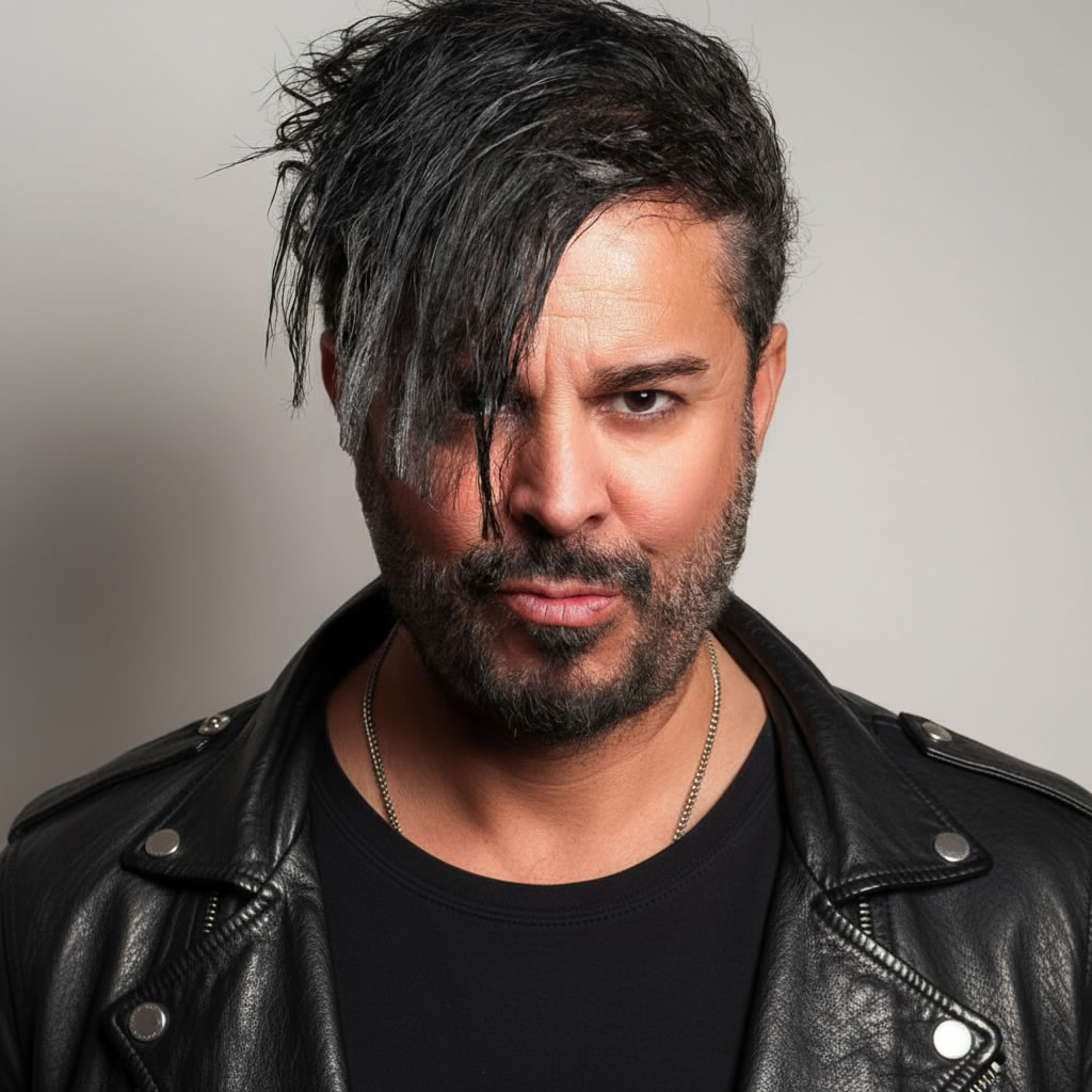 Santiago Cortes DJ press photo for official artist profile